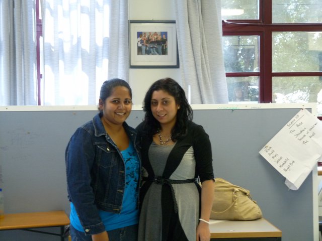 Sheena Kitchener and student